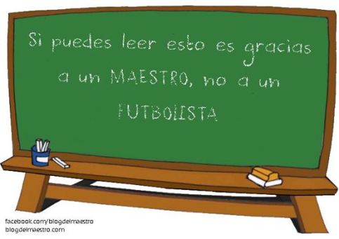 Maestro en vez futbolista