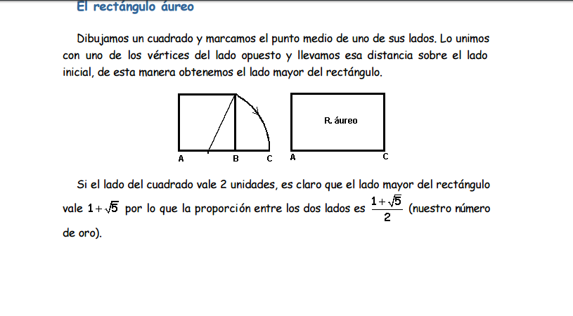 El rectángulo aúreo parte1